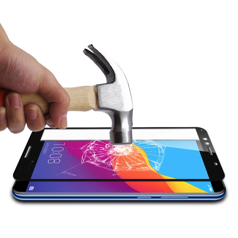 MAKAVO для Huawei Y6 Prime 2018 закаленное стекло 2.5D полное покрытие Защитная пленка экрана 2
