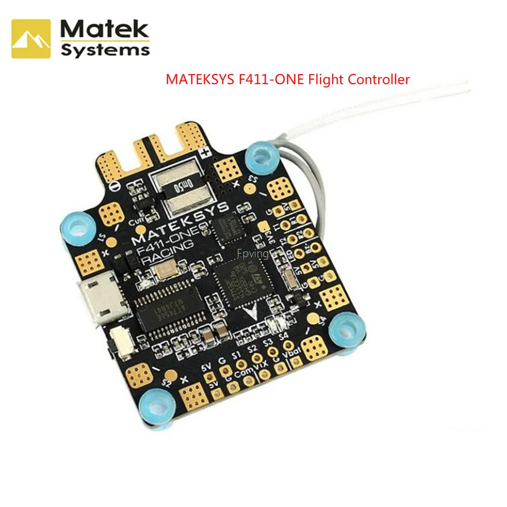 

Система управления полетом Matek F411-One F4 AIO OSD 5V BEC, датчик тока для радиоуправляемых моделей, частей рамы мультикоптера