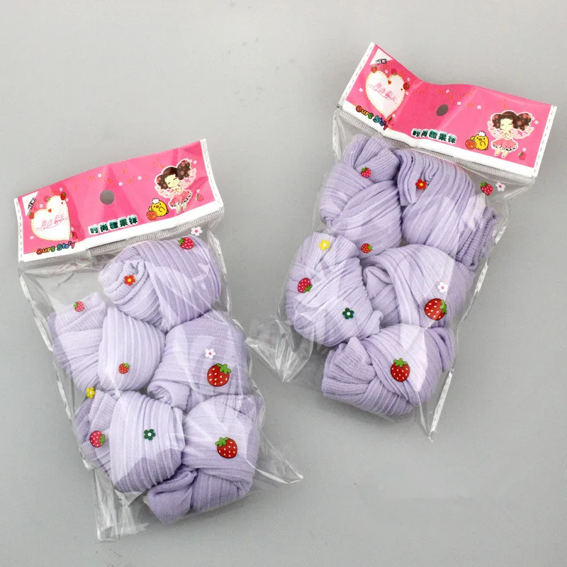 purple 1-13 лет, 5 пар/лот, новые милые носки для малышей на весну и лето, ультратонкие повседневные сетчатые носки для мальчиков и девочек, детские хлопковые носки - Цвет: purple