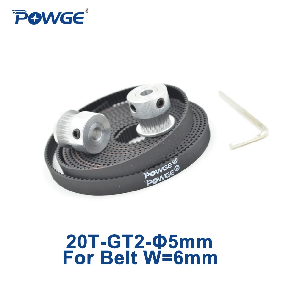 Шкив ГРМ GT2 на 20 зубьев 5 мм + 2 метра Ширина ремня 6 Гт т|pulley bore|gt2 pulleytiming belt |