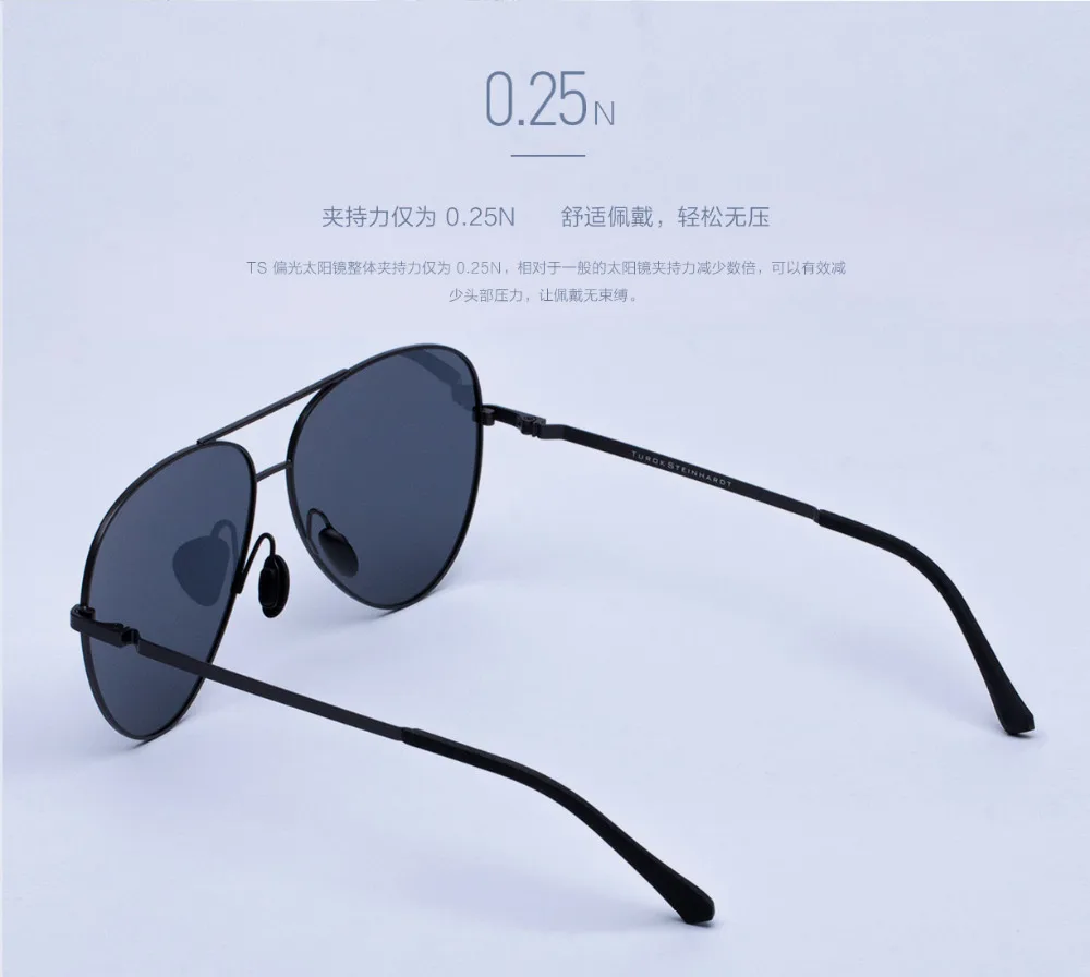 Xiaomi Mijia Turok Steinhardt TS, брендовые летние поляризованные солнцезащитные линзы, очки, UV400-Proof для мужчин и женщин, модные солнцезащитные очки