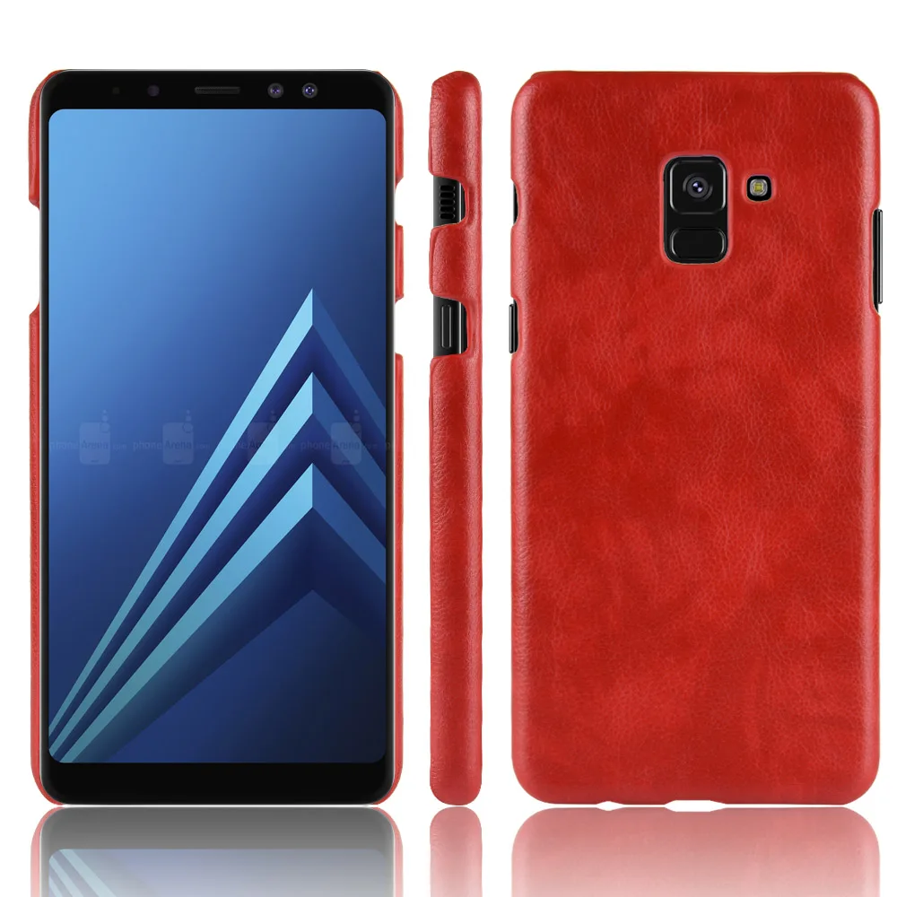 Litchi Retro Leather Case for Samsung Galaxy A8 Plus Cover Skin Shockproof Hard Shell On A7 2018 Phone Cases Fundas Bag |