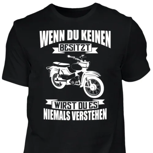 Модная новинка летняя футболка для мопедов роликов Geschenk Schwalbe DDR | Мужская одежда