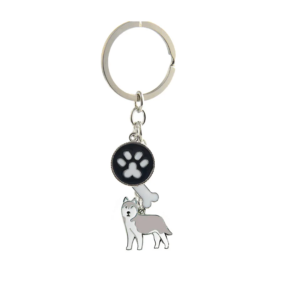 Брелок для ключей Flyingforest с подвеской в виде собаки|bag charm|charm keychainfashion keychain |
