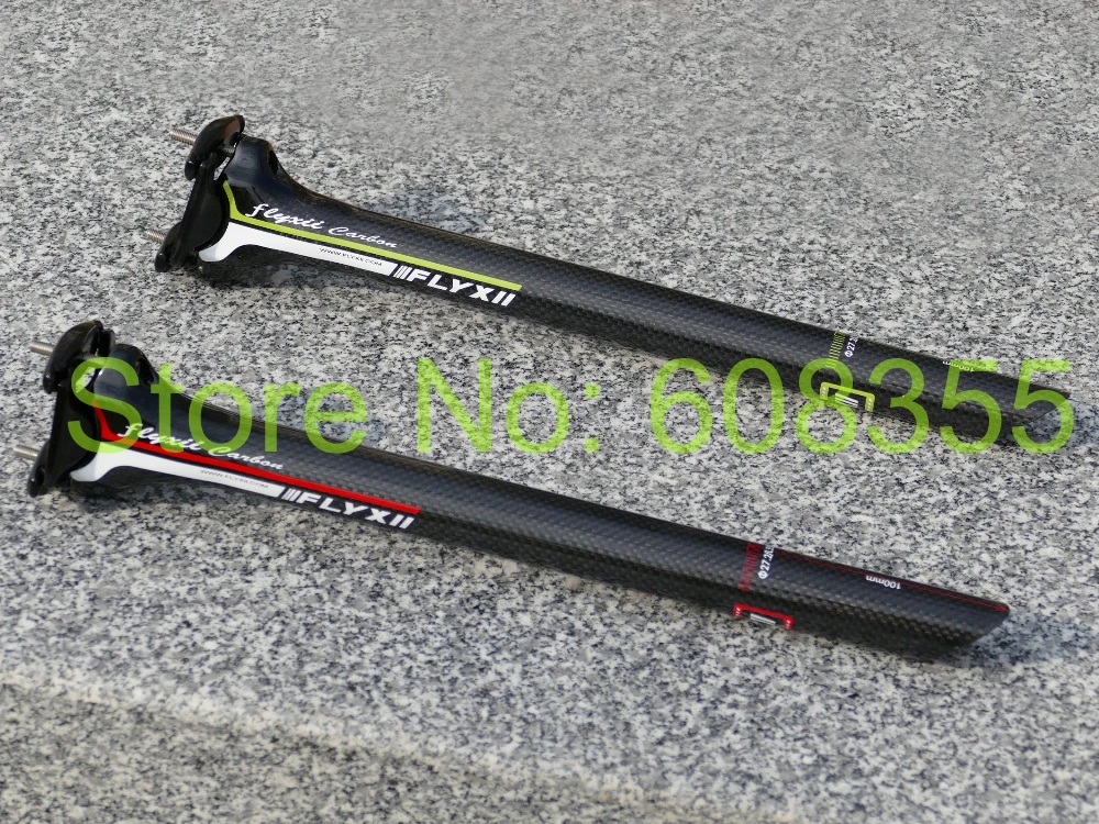 Red Green 190g - Full Carbon MTB Road Bike Seat post Seatpost 27.2mm 31.6mm 350mm | Спорт и развлечения