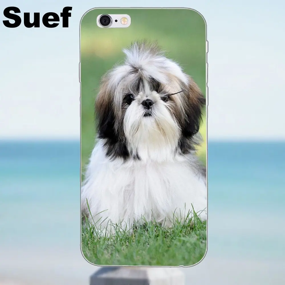 Suef Shih Tzu Shitzu Щенячий щенок для iPhone X 4 4S 5 5S 5C SE 6 6S 7 8 Plus Samsung Galaxy J1 J3 J5 J7 A3 A5 2016 2017|for