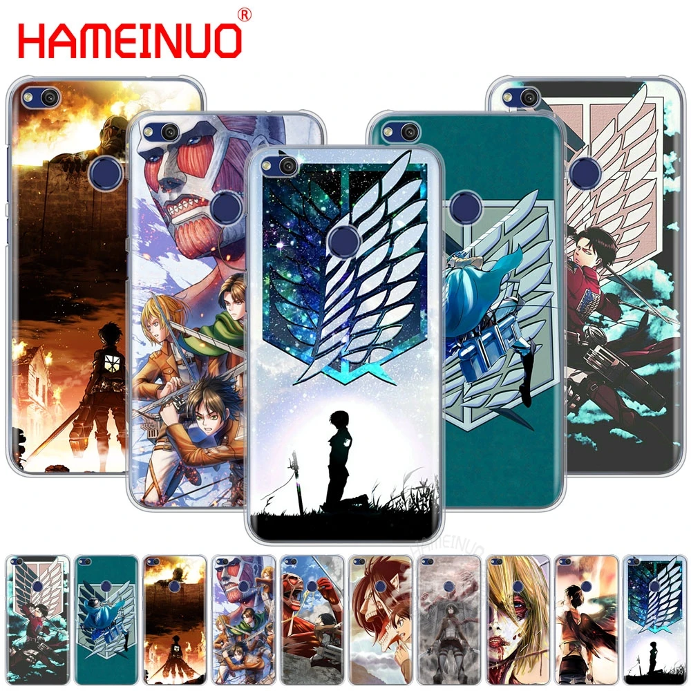 HAMEINUO аниме японский атака на Титанов Чехол для телефона huawei Ascend P7 P8 P9 P10 P20 lite plus pro