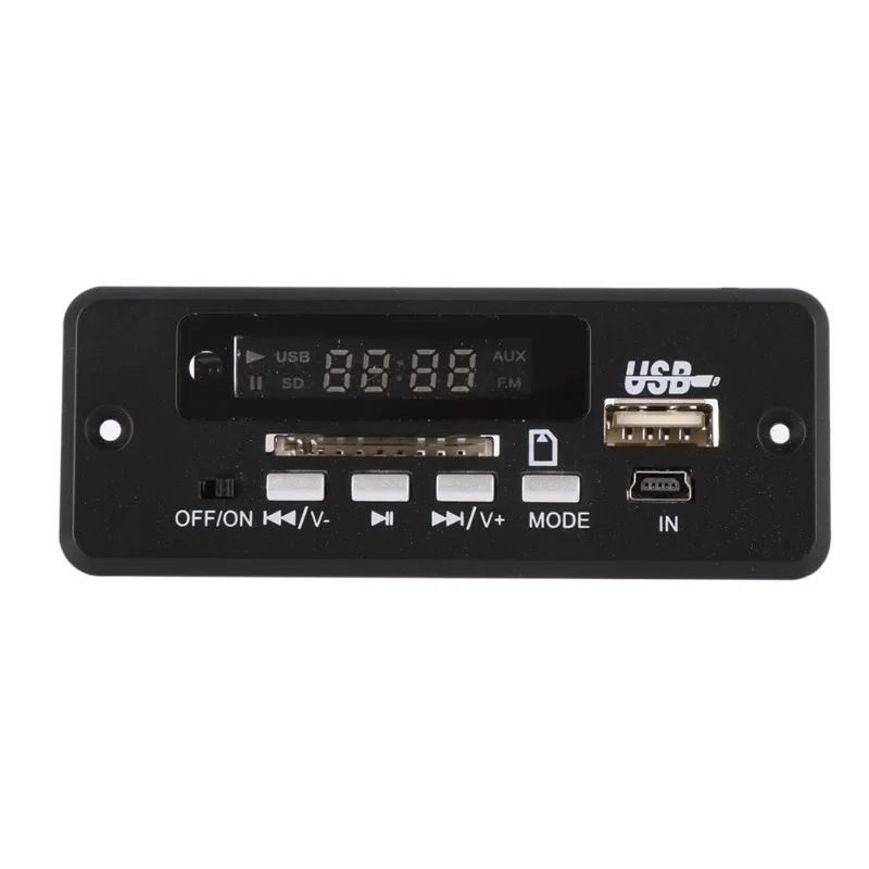 MP3 декодер плата красный цифровой дисплей LED USB TF модуль беспроводной связи аудио
