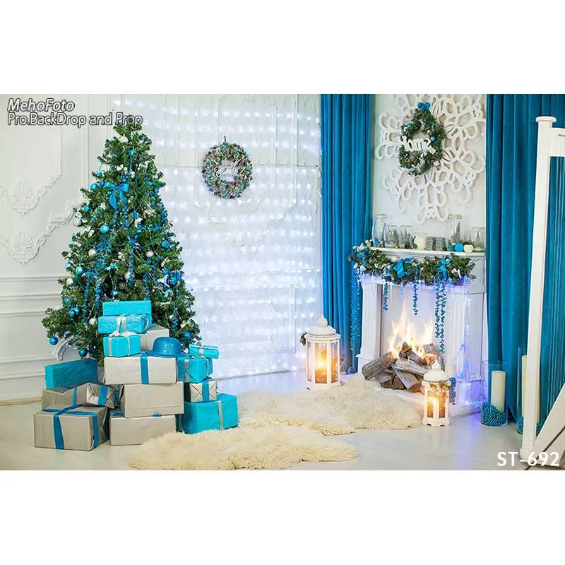 

Christmas Theme photography backgrounds Vinyl cloth Photography Backdrops computer printing backdrops for photo studio ST-692