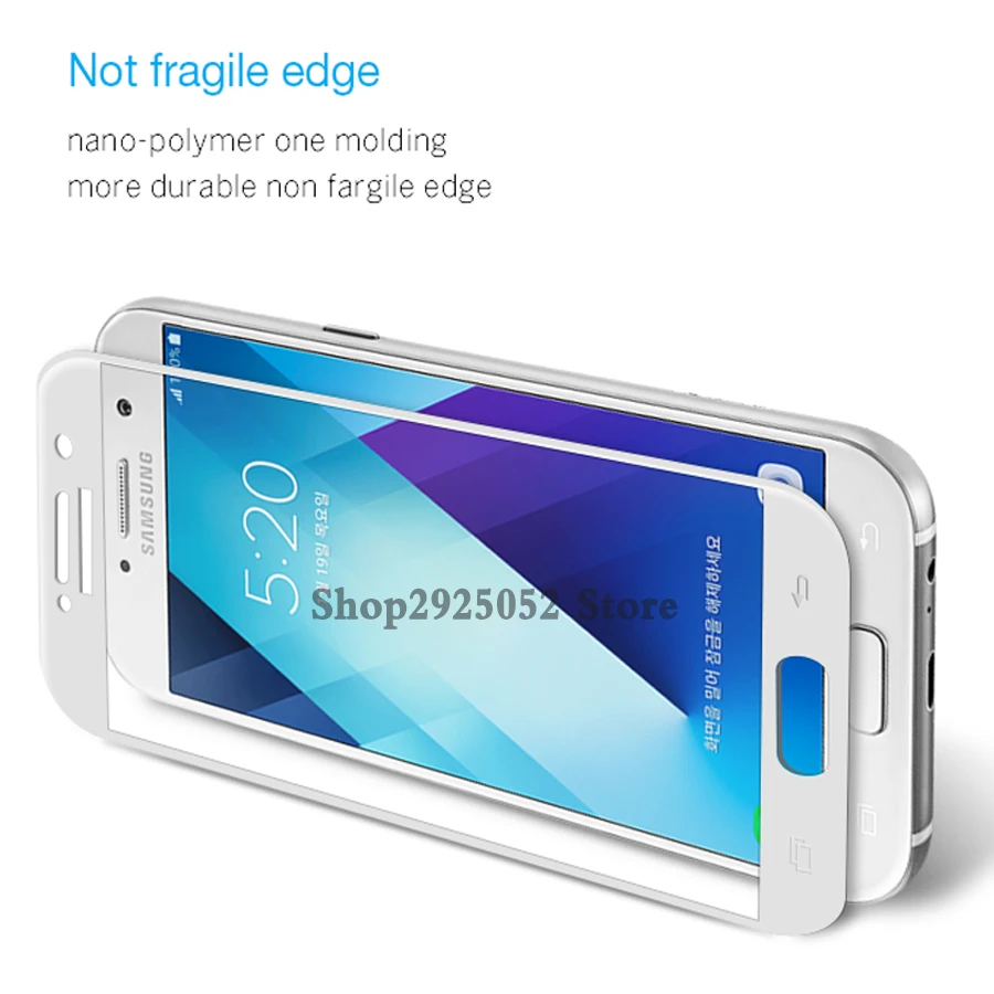Glas для A5 A520 9 H полное покрытие закаленное стекло для samsung Galaxy A 5 A 520F A 520 5,2 дюймов Защитная пленка для экрана чехол