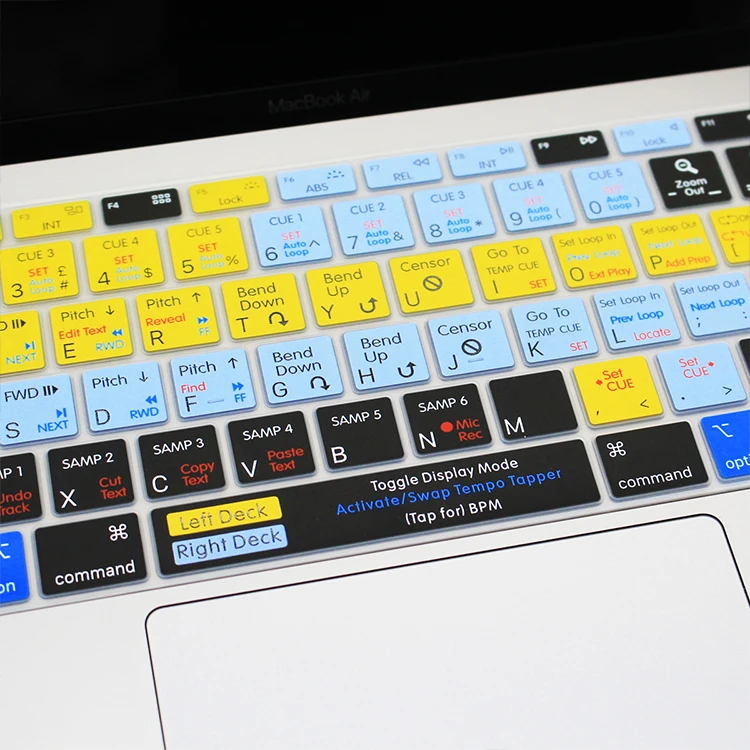 Кожаный силиконовый чехол для клавиатуры A1932 Serato Scratch LIVE MacBook Air 13 2018 3 дюйма