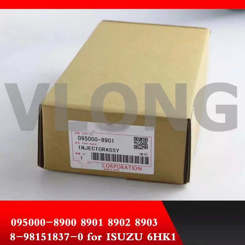 Подлинный и common rail топливный инжектор 095000-8901 8-98151837-3 095000-8900 095000-8902 095000-8903 для 6HK1