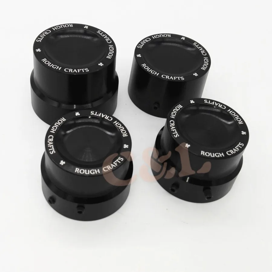 Мотоцикл черный CNC алюминиевый RC Передний + задний мост Крышка Гайка для Harley Sportster