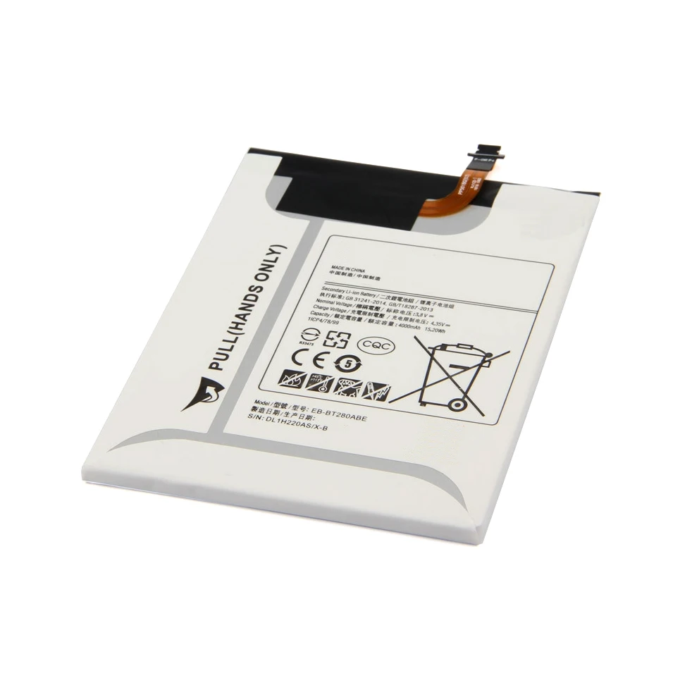 Литий-полимерный аккумулятор для samsung Galaxy Tablet Tab A 7,0 T280 T285 EB-BT280ABE аккумулятор 4000 мАч