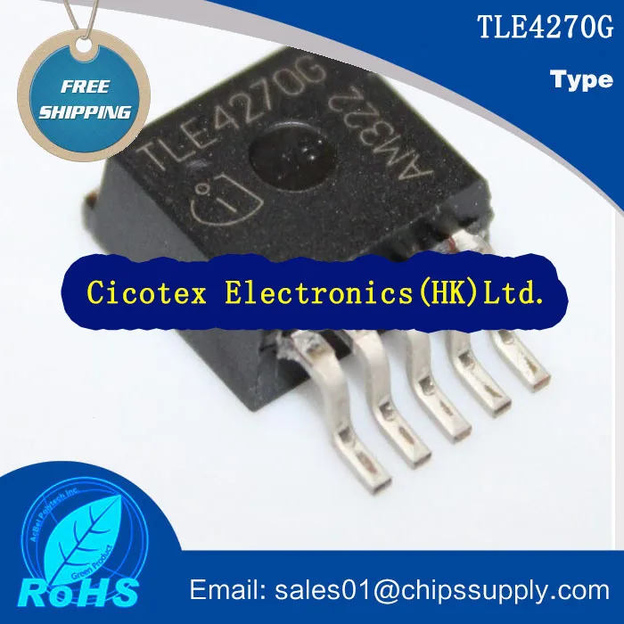5 шт./лот TLE4270G TO-263 TLE 4270G IC REG LDO 5V 0.55A TO263-5 D2PAK TLE4270GNTMA1