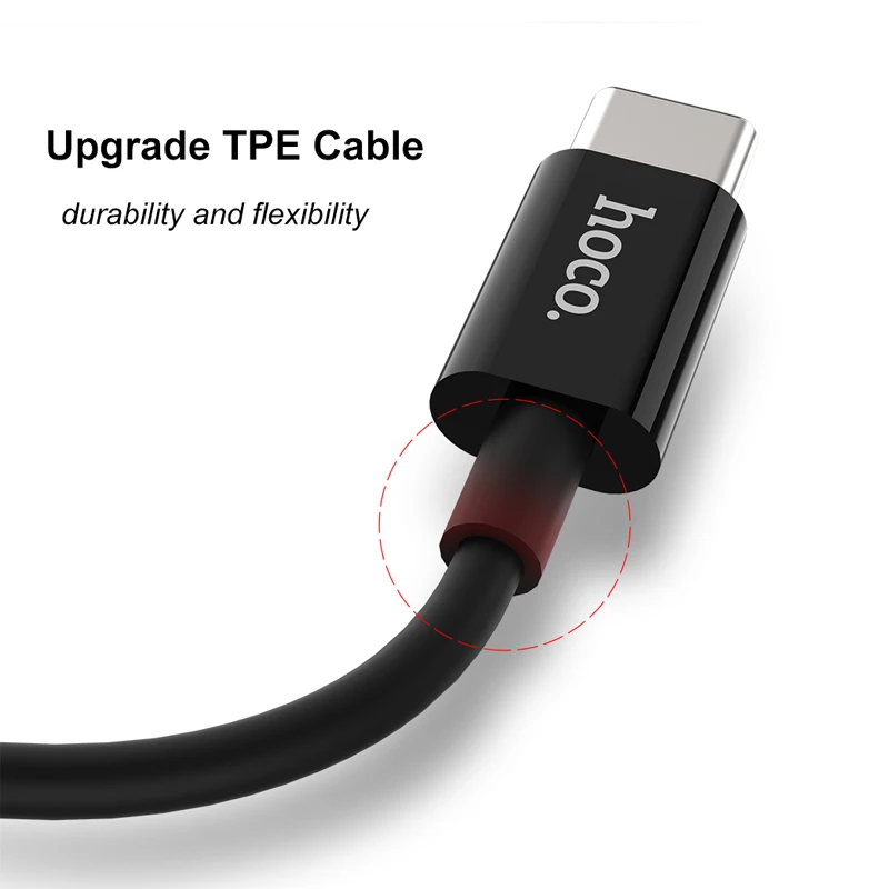 Кабель Hoco USB Type C 3A 45 Вт кабель C-USB-C для Samsung Galaxy S9 S8 Note 9 PD быстрой зарядки нового MacBook