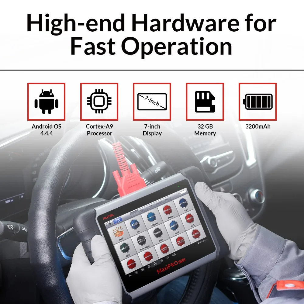 Autel MaxiPRO MP808 Автомобильный сканер автомобильный диагностический инструмент Автоматическая полная система тест OBD Автосканер PK MaxiDAS DS808 Maxisys MS906 диагностический сканер