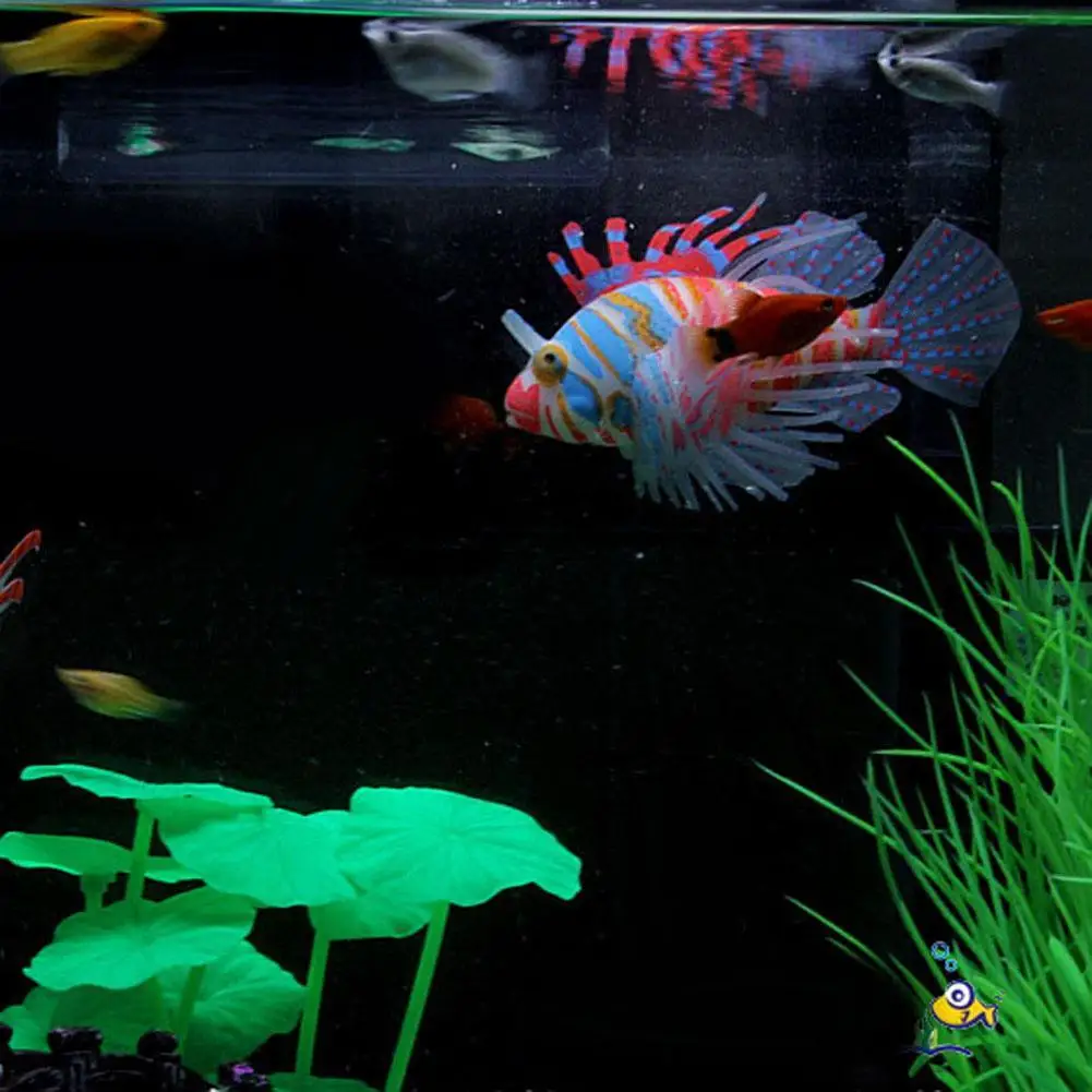 Искусственное Силиконовое мерцающее украшение для аквариума|jellyfish decor|for