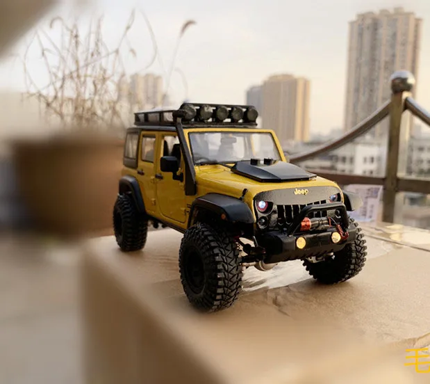 Ручная работа 1:24 RC Гусеничный gk24 альпинистская мофификация автомобиля модифицированная модель автомобиля для Wrangler