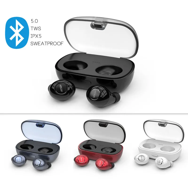 TWS мини наушники беспроводные Bluetooth 5 0 наушник бас водостойкие шумоподавление с