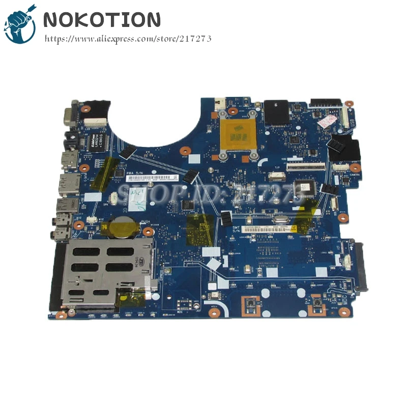 NOKOTION для Samsung R522 R520 материнская плата ноутбука GM45 DDR2 свободный ЦП|Материнские
