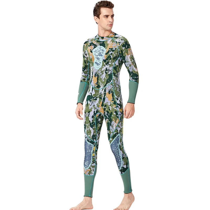 Fanceey 3MM Camouflage Neoprene Wetsuit Scuba Diving Suit Men Thickened Thermal Women Spearfishing Swimming | Спорт и развлечения