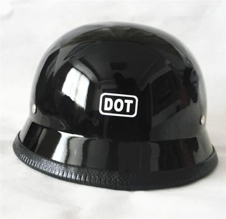 Capacete casco немецкий военный DOT одобренный китайский хромированный мотоциклетный шлем полулицевые шлемы Chopper Cruiser