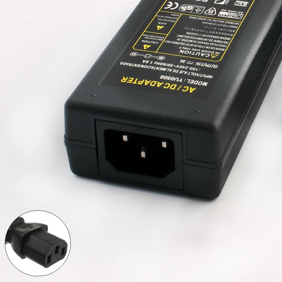 Universal DC 5V 5A 6A 8A Power Supply Adapter Charger AC 220V to 12V For LED Strip Lamp | Обустройство дома