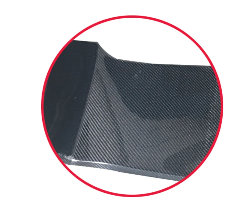 

Fit For Toyota Alphard 2016 2017 2018 Car Decoration Rear Roof Tail Wing Black Carbon Fiber Rear Wing Spoiler