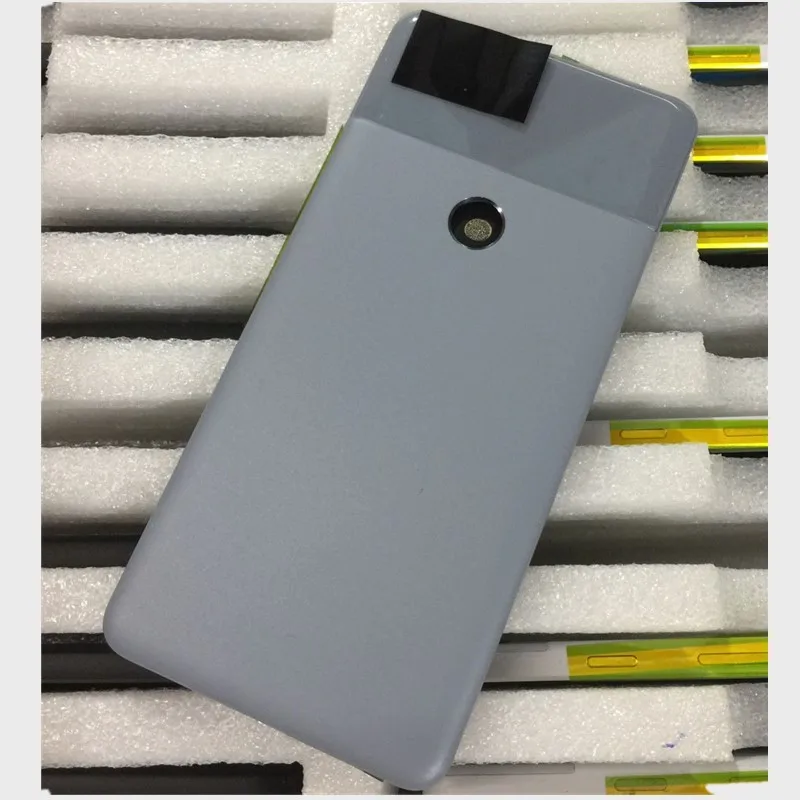 blue Для Google Pixel 2 5," задняя крышка батарейного отсека Корпус Корпуса+ флэш-объектив камеры+ ключ для боковой кнопки - Цвет: blue
