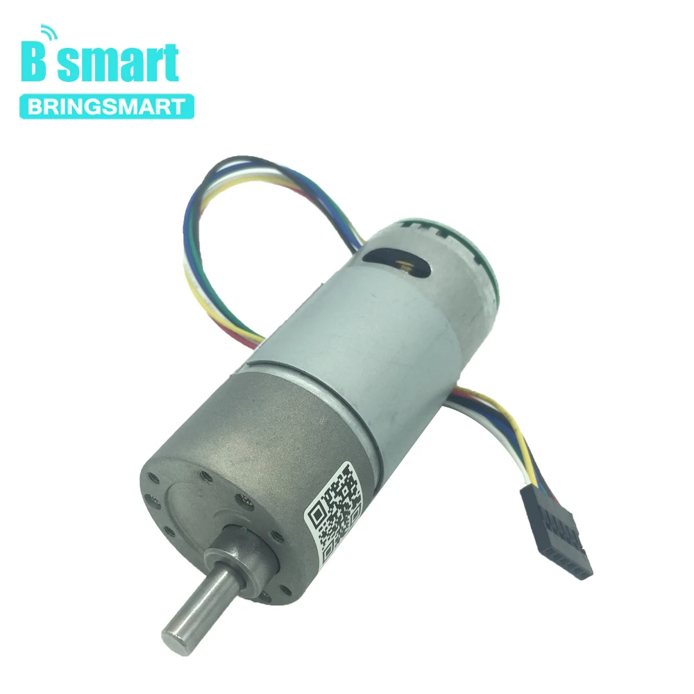 Bringsmart 12V DC мотор редуктор с крутящим моментом 2 60 кг. См Скорость управления