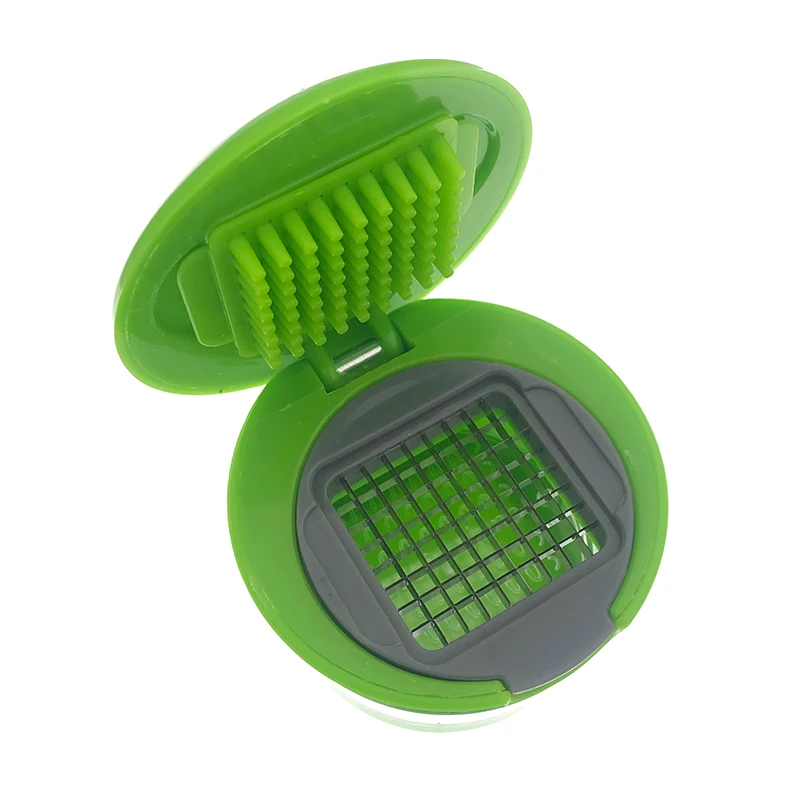 Многофункциональный кухонный гаджет для резки чеснока ABS + нержавеющая сталь