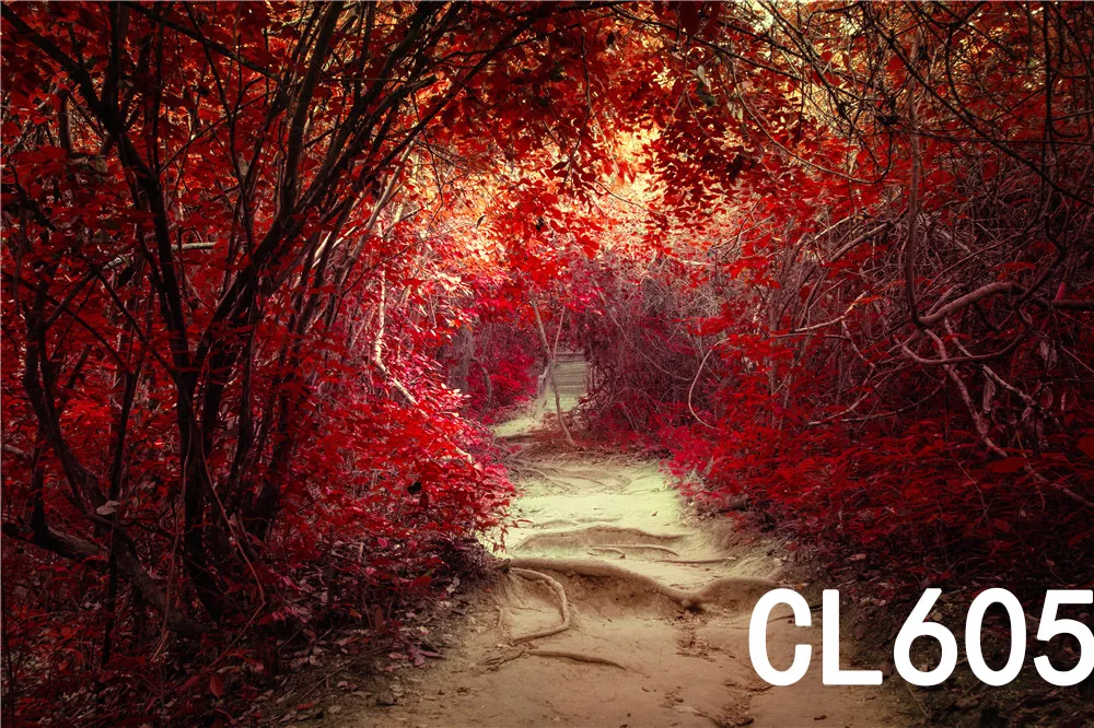 LB фотофоны Виниловый фон для фотостудии Surreal цвета Фэнтези пейзаж лес путь