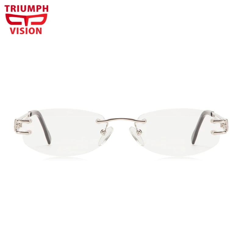 TRIUMPH VISION оправа без оправы очки по рецепту женские фотохромные для близорукости