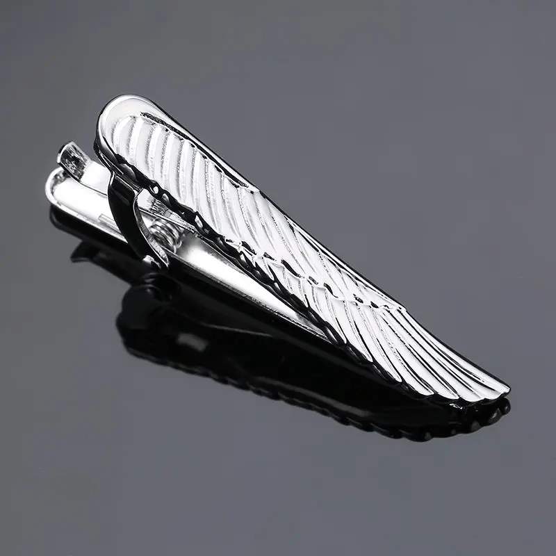 Высокое качество Мужская рубашка галстук pin модный бренд зажим для галстука Sax, перо, ретро-модель, золотой крыло зажим для галстука - Окраска металла: 5