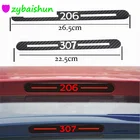 Наклейки и наклейки из углеродного волокна, 1 шт., стоп-сигнал, автомобильный Стайлинг для Peugeot 307, peugeot 206, автомобильные аксессуары