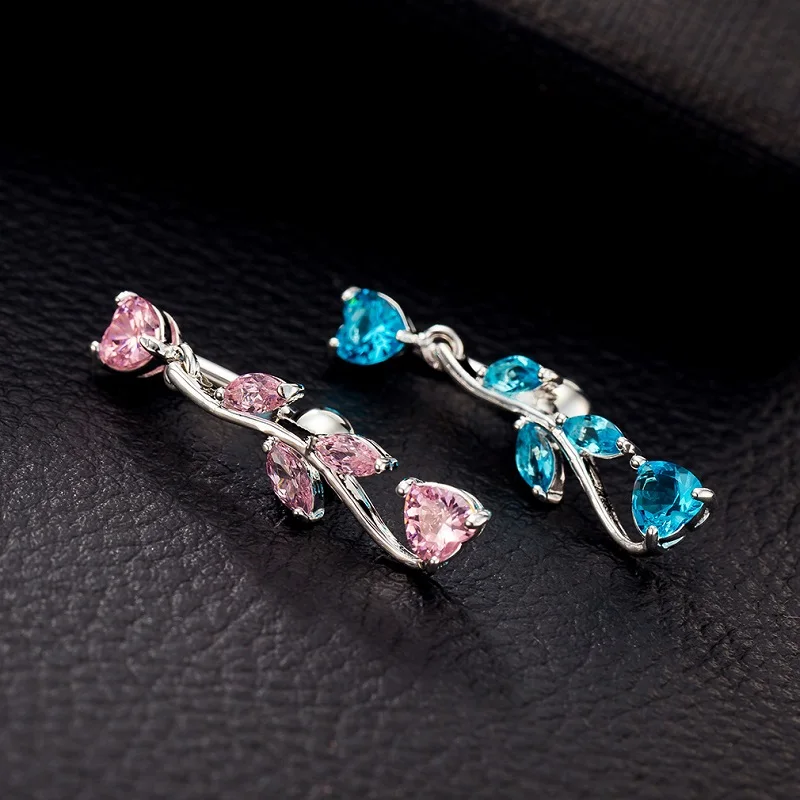 Женское кольцо на пупок с Цветком Листьев золотистого цвета украшения для живота