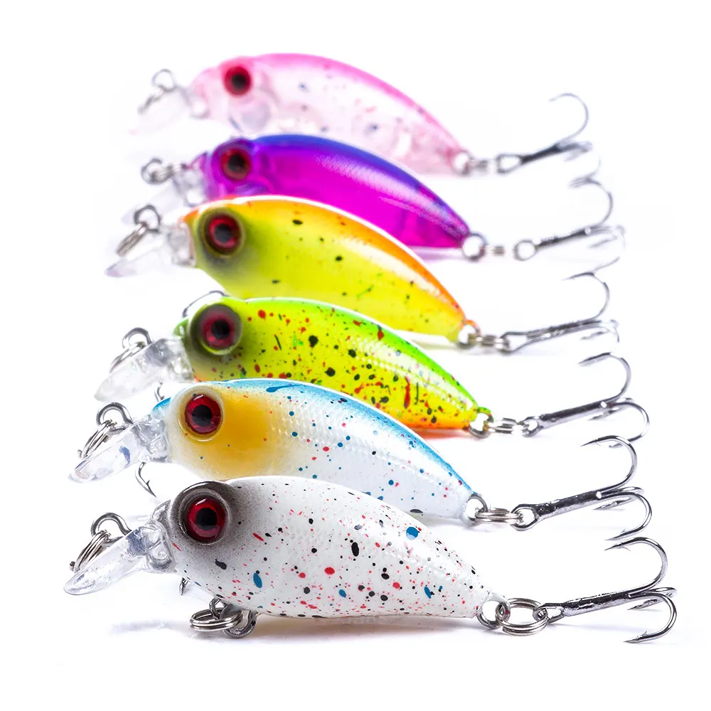 

Mini Crankbait Fishing Lures 4cm 2.5g Pesca Minnow Fish Japan Hard Bait Isca Artificial Lures Swimbait Wobblers Fishing Tackle