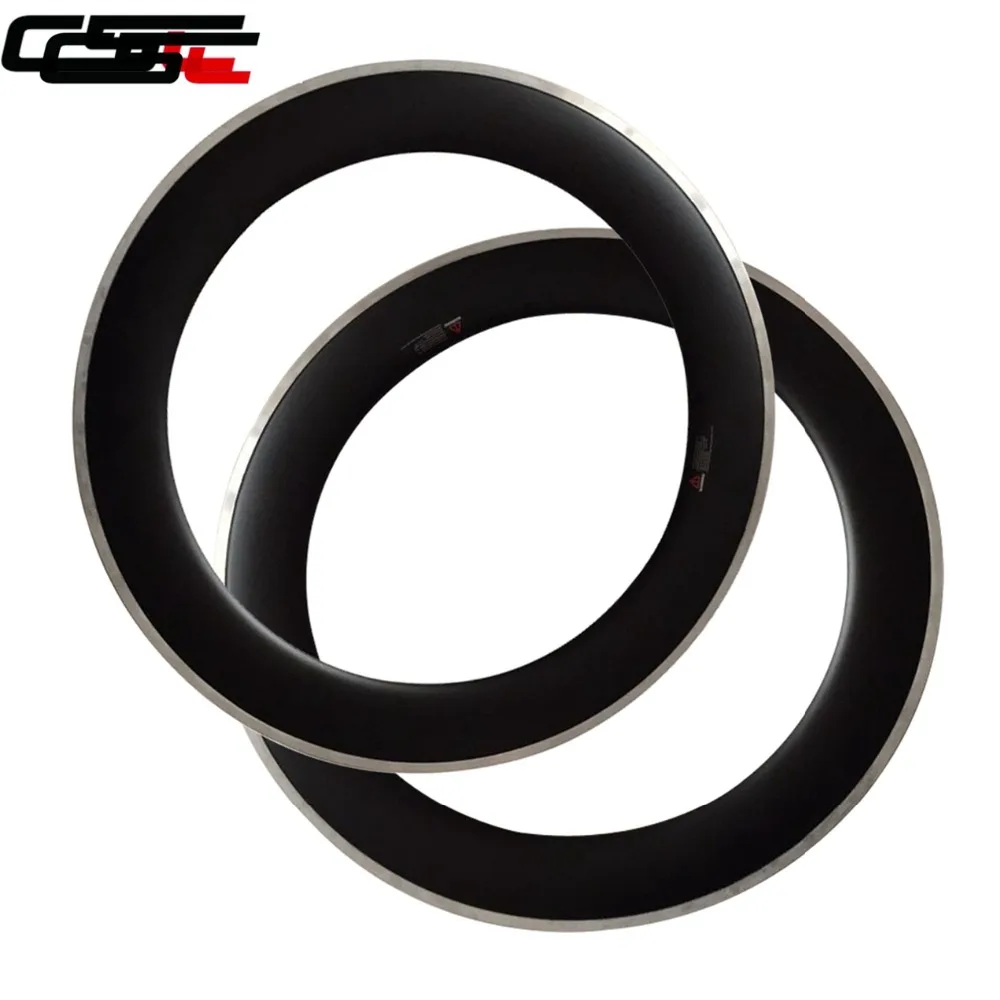 700C углеродная велосипедная клинчерная обода с алюминиевой тормозной