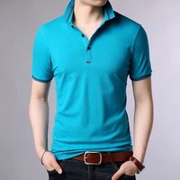 new fashion brand polo shirt men casual solid color short sleeve top quality shirt summer casual slim fit boys polo shirts