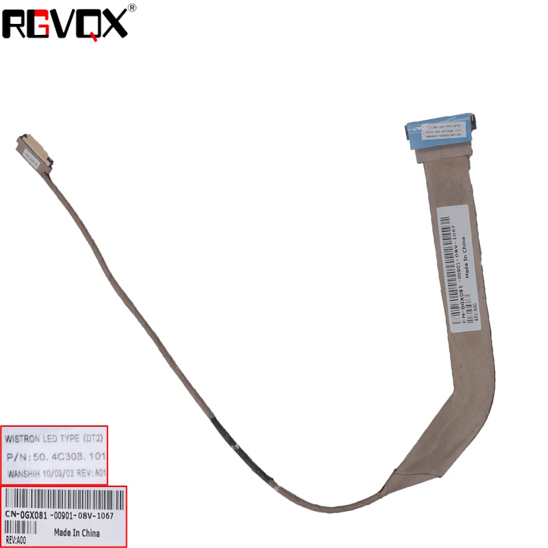 

Новый кабель для ноутбука DELL XPS M1330 1330 P/N 50.4C308.101 0GX081, кабель для ноутбука LCD LVDS PN:50.4C308.101 0GX081