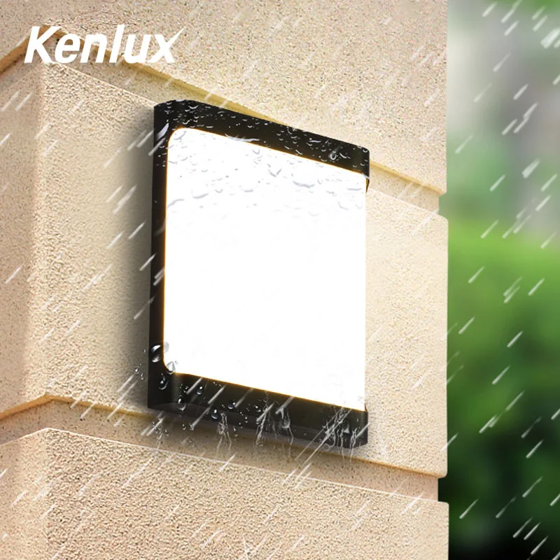 

Kenlux 18 Вт пластиковый водонепроницаемый наружный светодиодный настенный светильник, внутренний крыльцо, светодиодный настенный светильник...