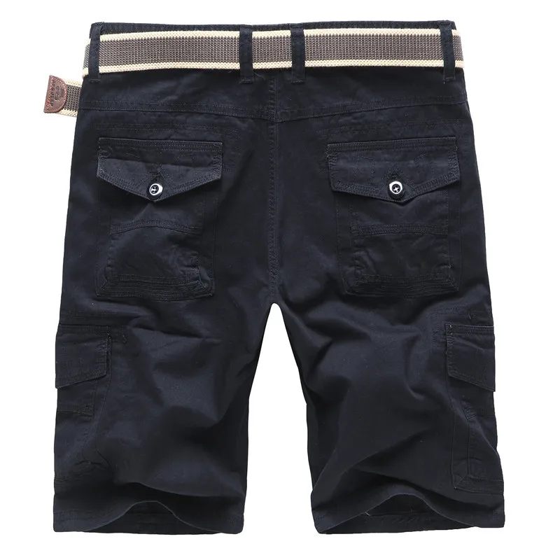 

2019 New arrival Mens Summer Shorts Tide Casual Loose Knee Length Men fashion cotton plus size 28 29 30 31 32 33 34 36 38