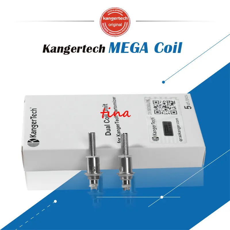 100% оригинал Kanger усовершенствованные двойные испарители для Kangertech аэротенк Protank 3