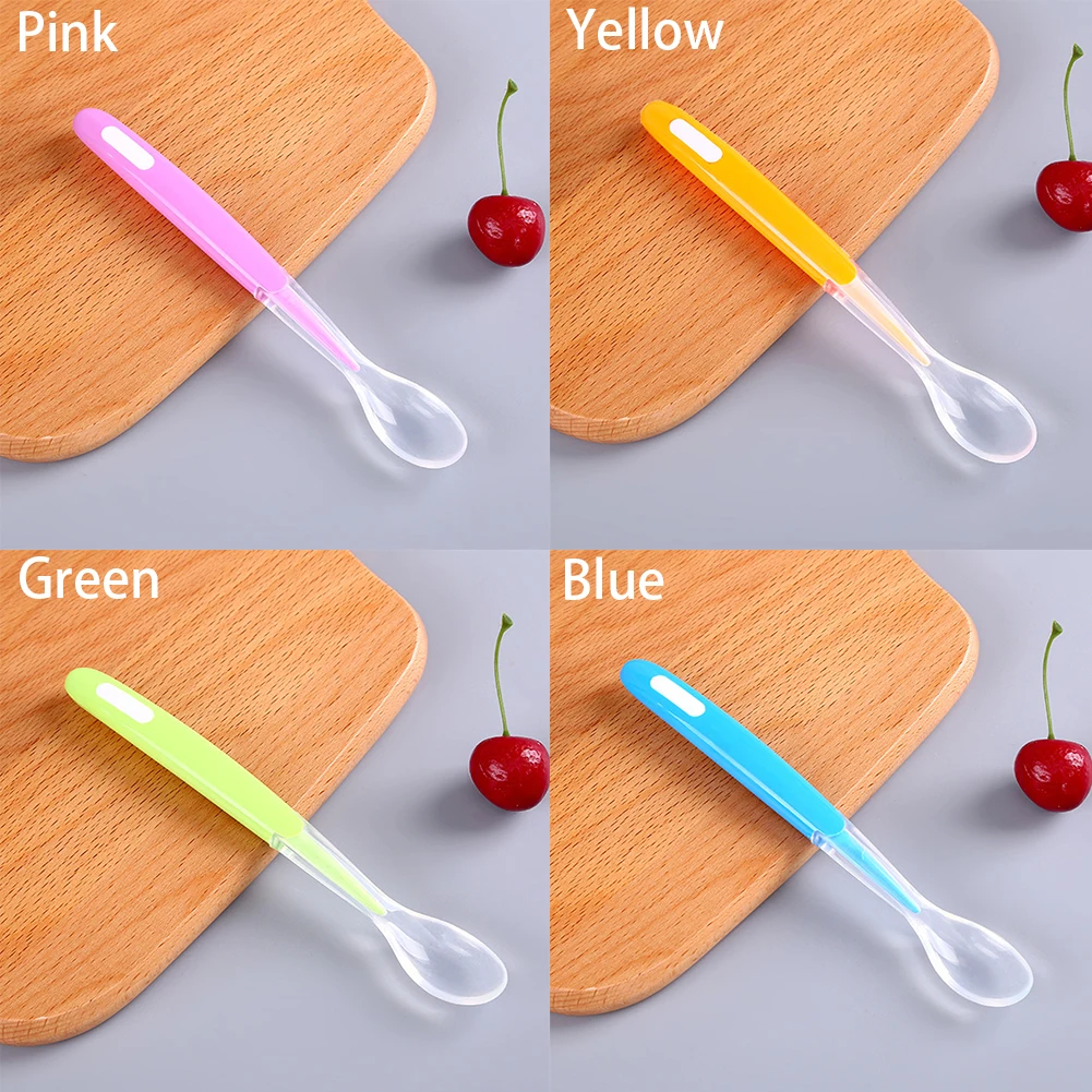 Посуда для кухни Нетоксичная Экологичная прочная ложка кормления ребенка мягкий