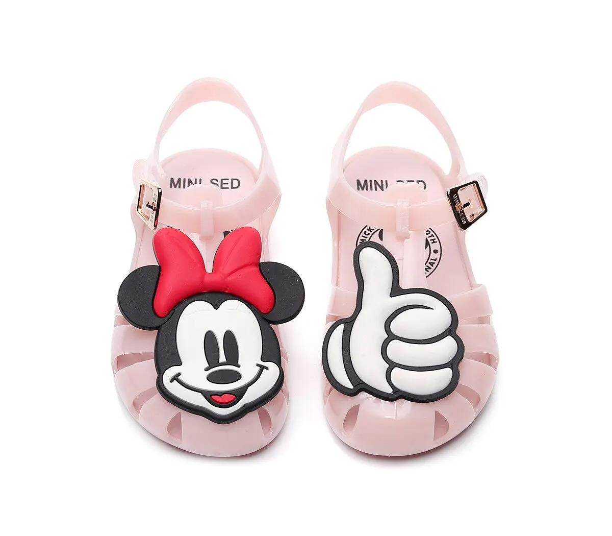 Kids Sandals Mini Shoes New Summer Princess Style Jelly Shoe Girl Non-slip Kids Beach Sandal Toddler Children's Flat Sandal
