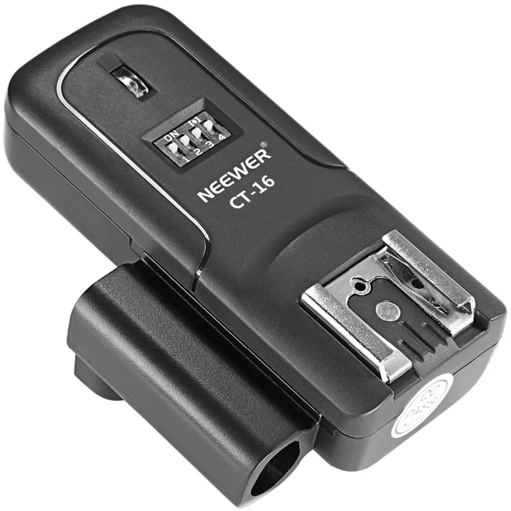Neewer 16 каналов беспроводной Радио Вспышка Speedlite студия приемник вспышки со стандартным Горячий башмак для Canon/Nikon/Pentax/(CT-16