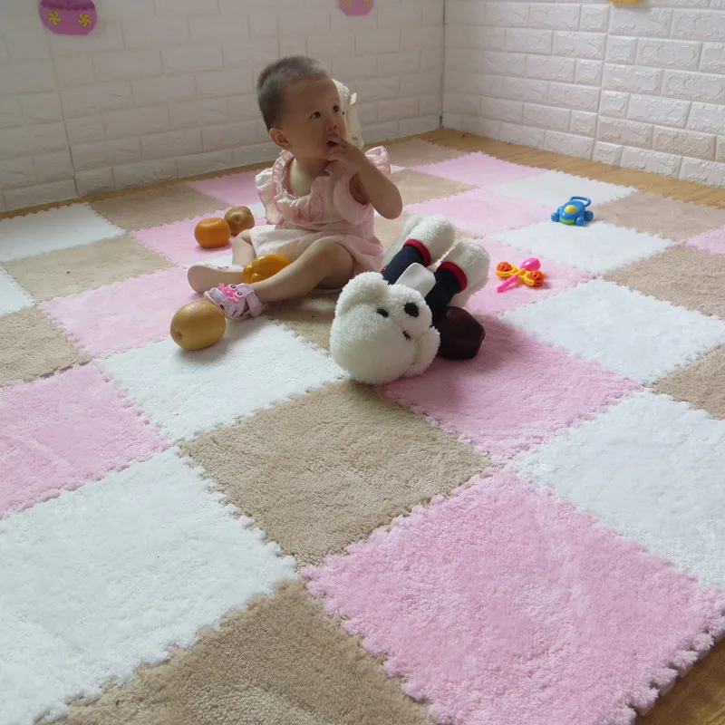 30x30x1 см детские игровые коврики, коврик-пазл, детский коврик из пены EVA, Детский мягкий развивающий игровой коврик для ползания, 9 шт. в сумке