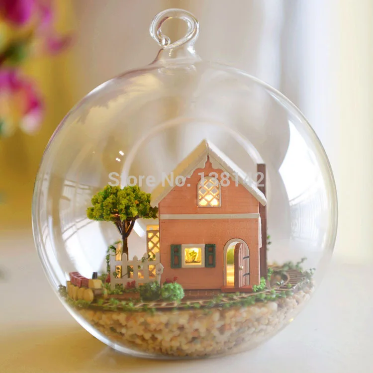 Миниатюрный домик для кукольного домика со светодиодной подсветкой B008 Pandora|house