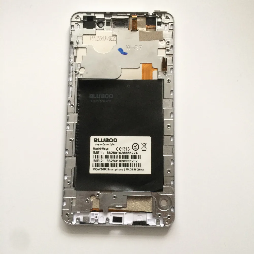 Используется ЖК-дисплей экран + сенсорный рамка для сотовый телефон bluboo Maya 5